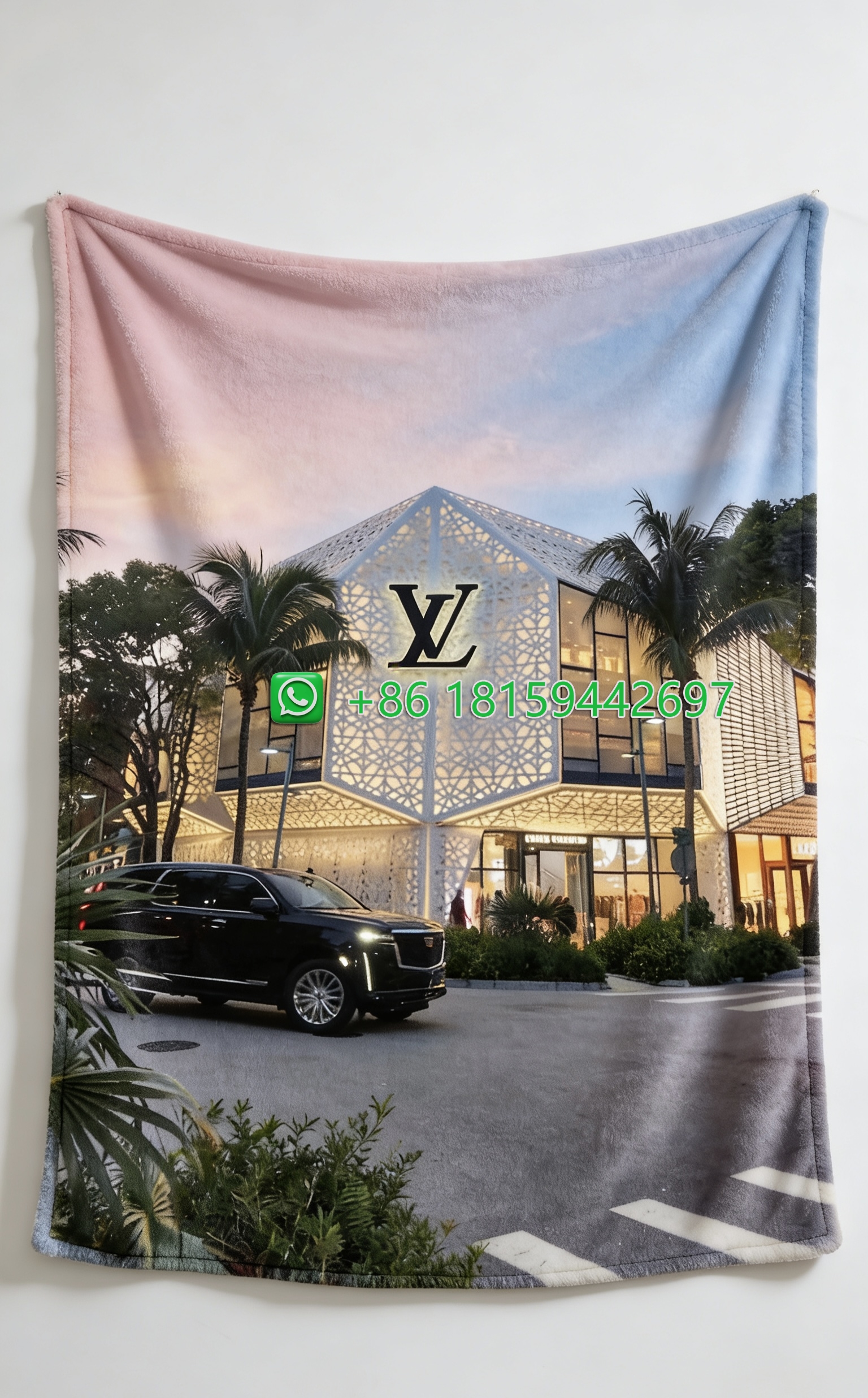 Louis Vuitton Throw Blankets